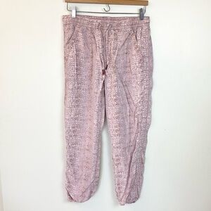 by Anthropologie Snake Print Orana Printed Joggers - Pink - S